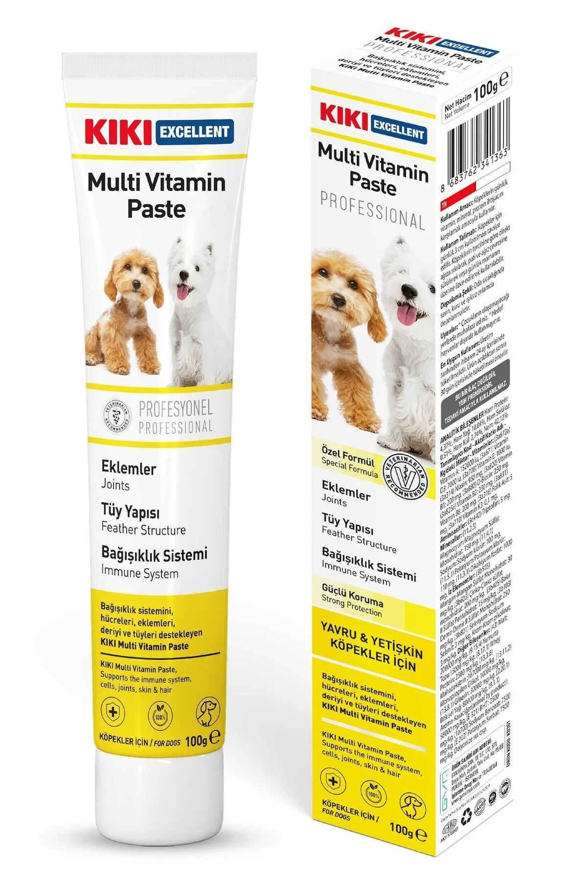Kiki Köpek Multivitamın Pasta 100 Ml