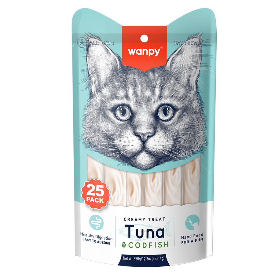 Wanpy Ton&Morina Balıklı 25*14 gr Krema...