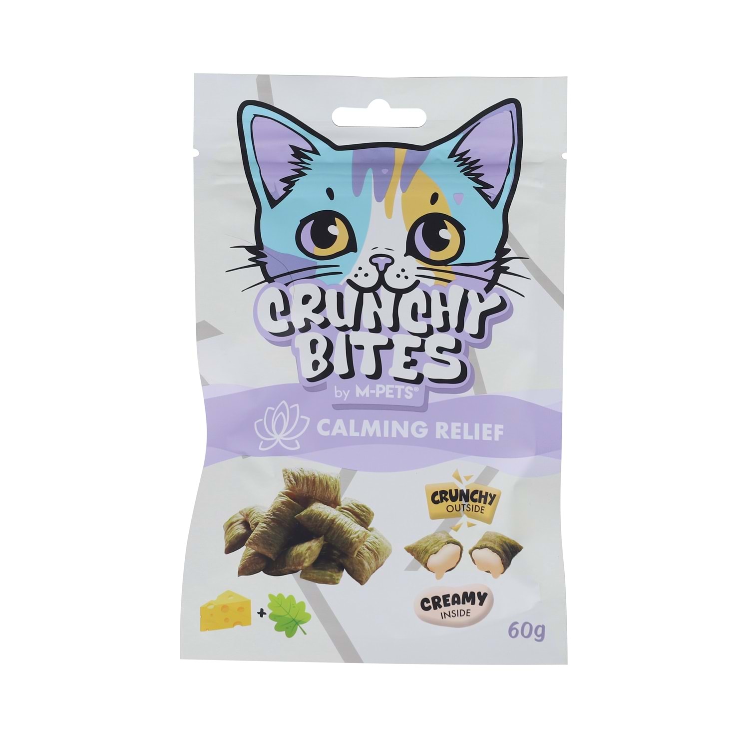 M-Pets Crunchy Bites Calming Relief Fonksiyonel Kedi Ödülü 60 Gr