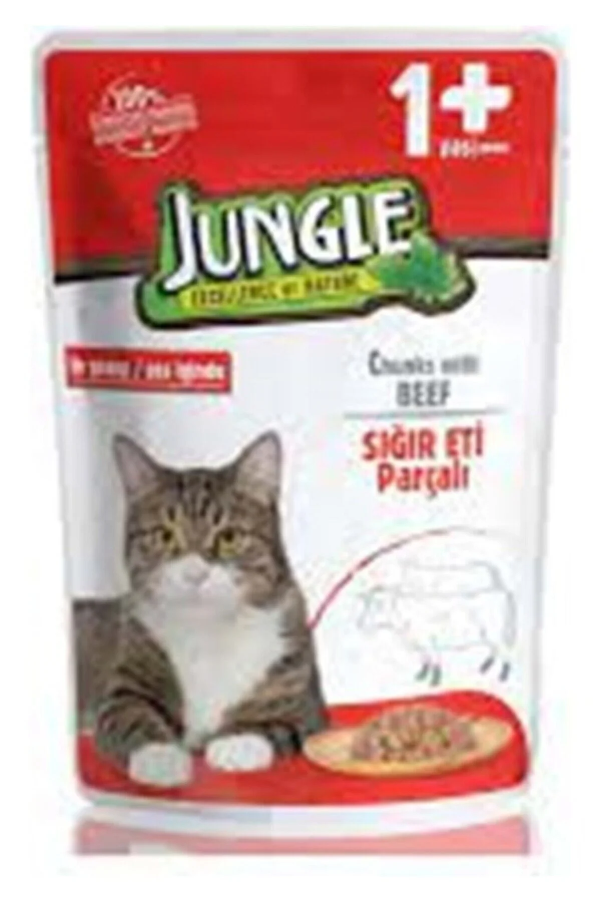 Jungle Kedi Pouch Sığıt Etli