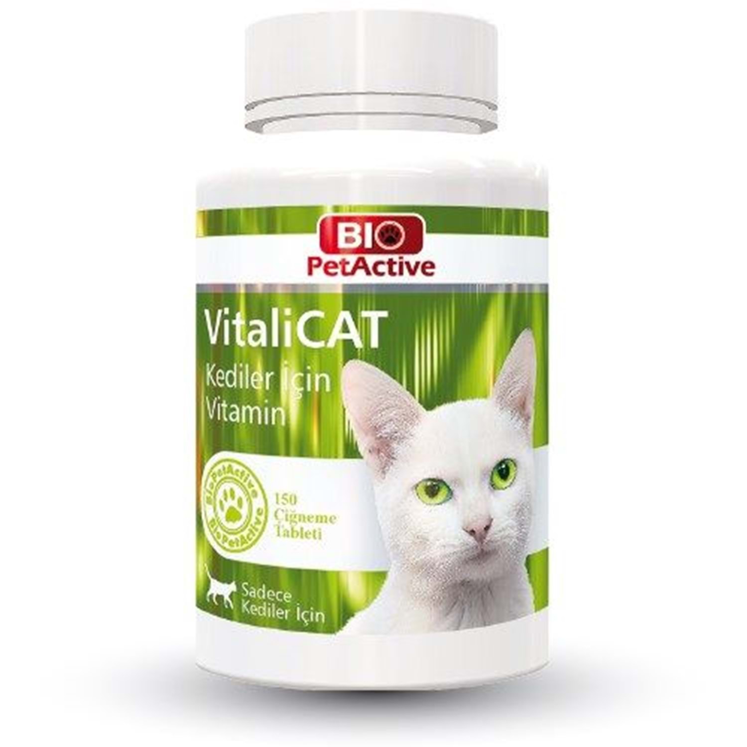 Bio Petactive Vitalicat Kedi Kultivitamin 75 Gr 150 Tablet