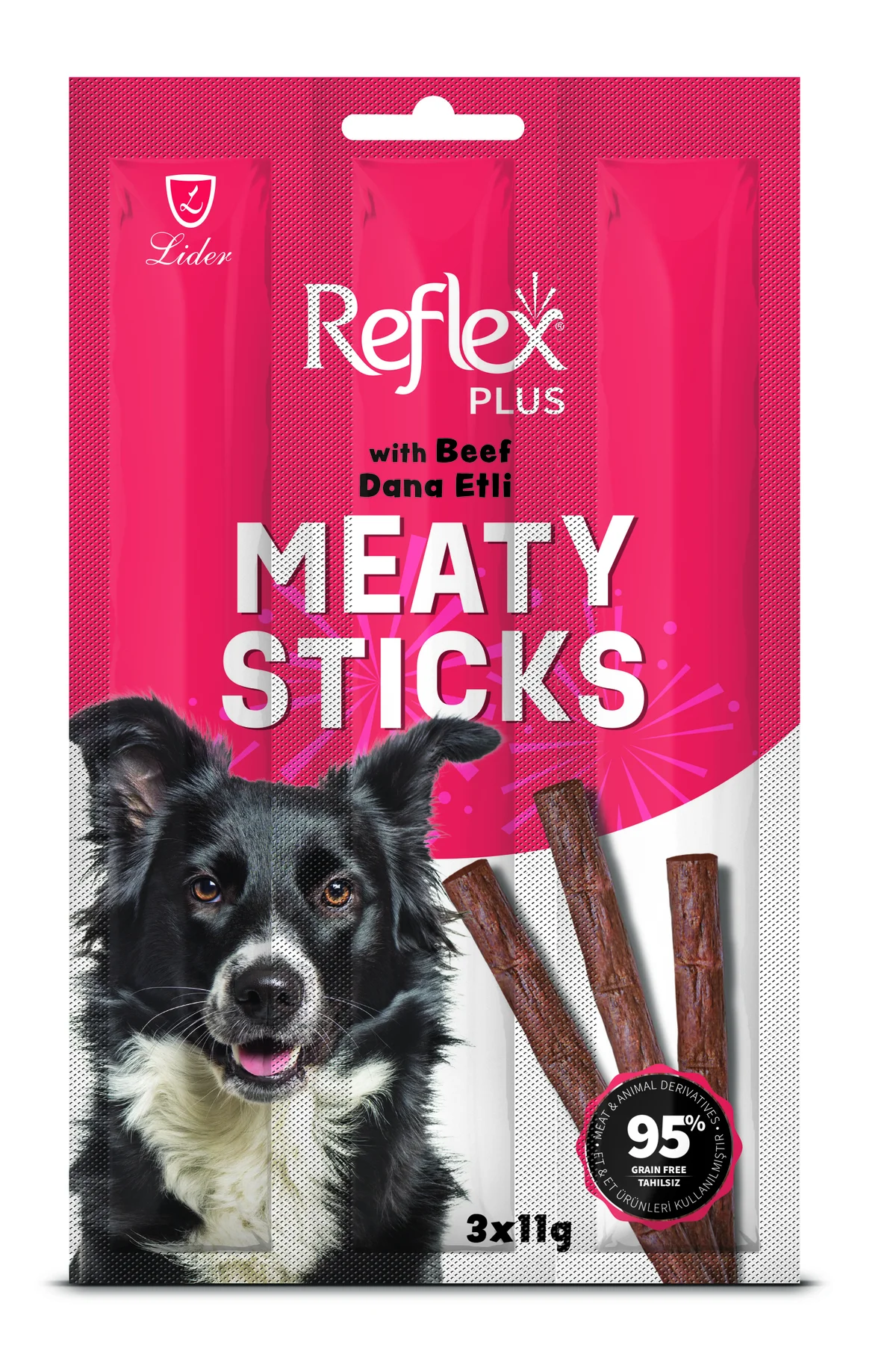 Reflex Köpek Stick Dana Etli