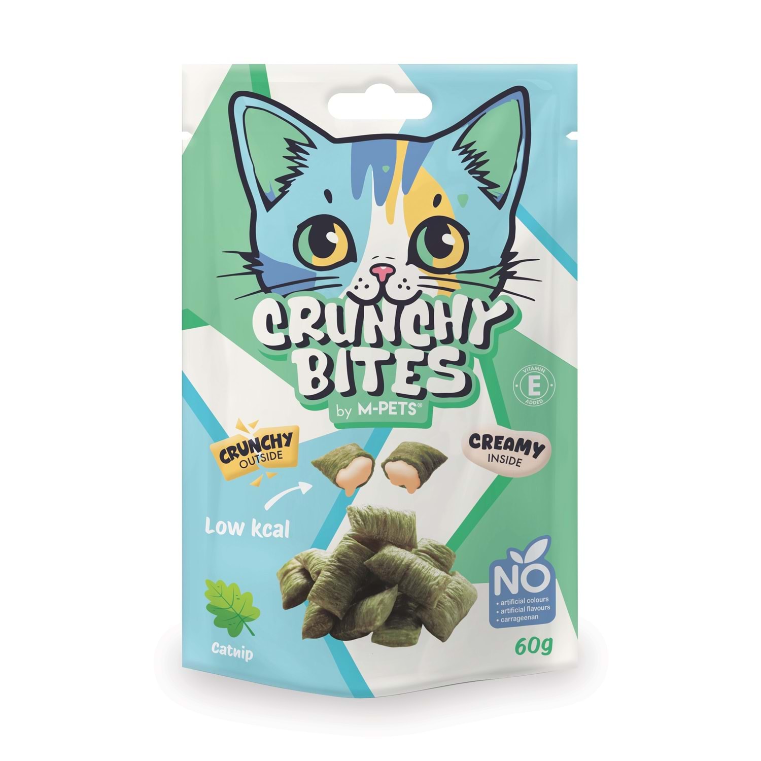 M-Pets Crunchy Bites Catnipli Kedi Ödülü 60 Gr