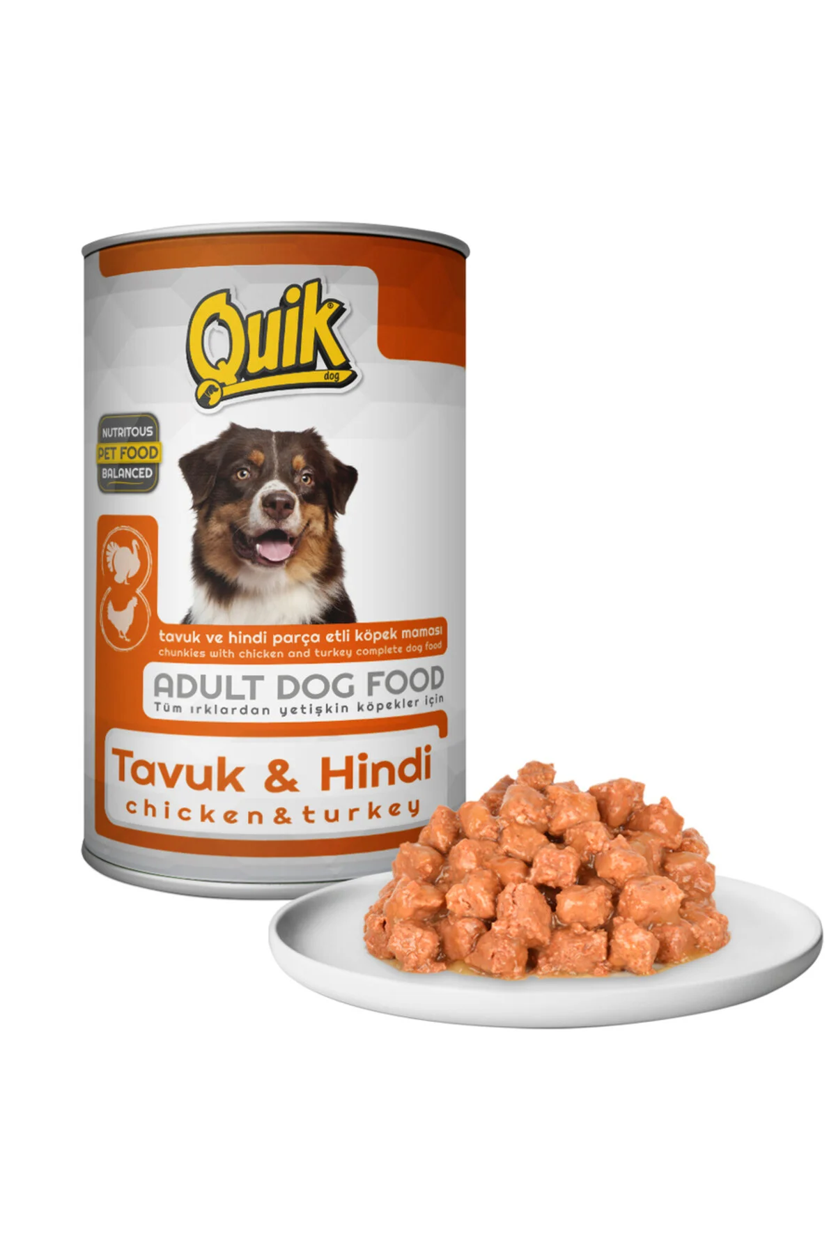 Quik Köpek Konserve Mama Tavuk Hindi