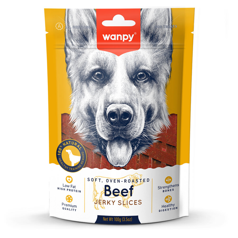 Wanpy Köpek Ödül Beef Jerky Slices