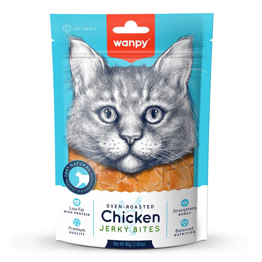 Wanpy Kedi Ödül Chicken Jerky Bites