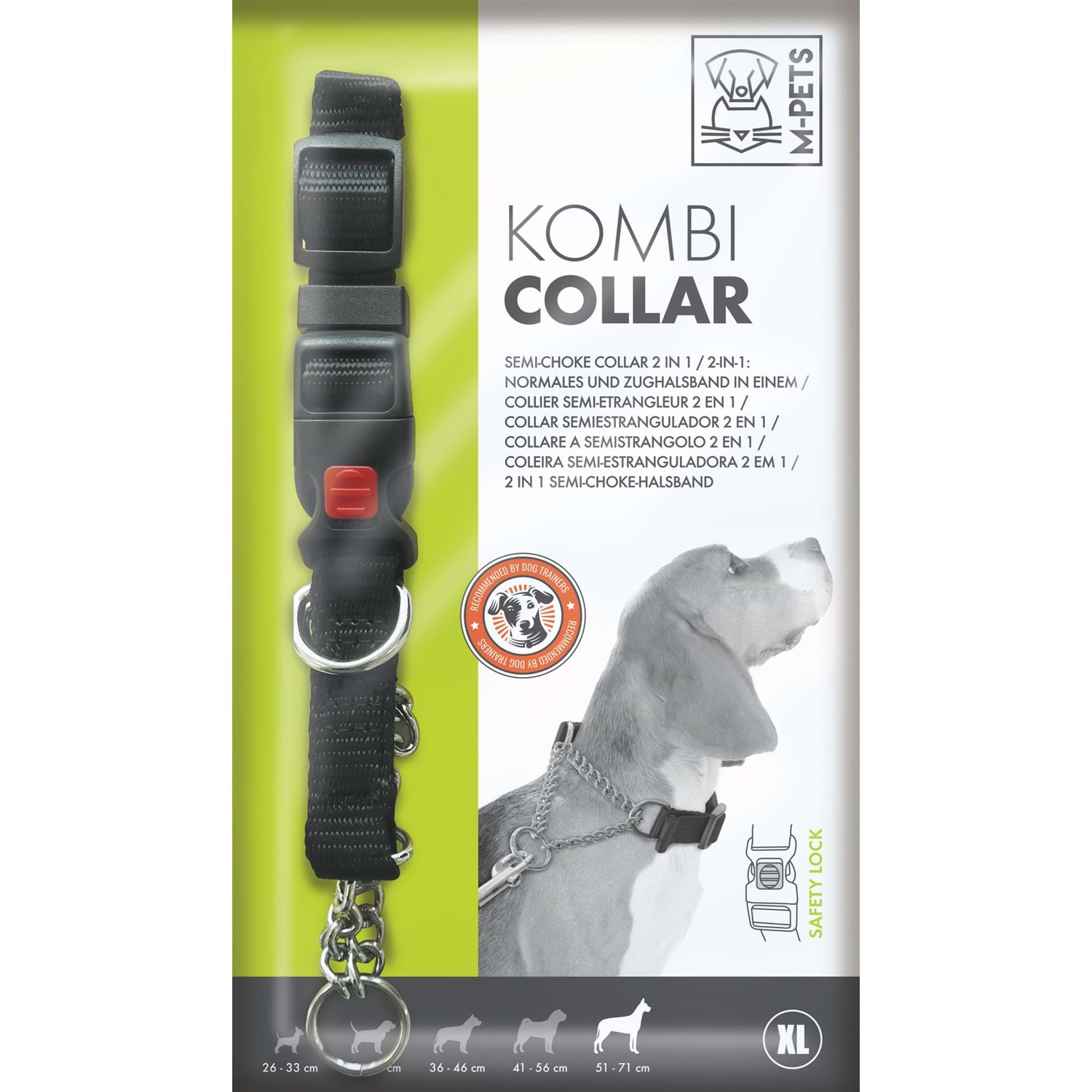 M-Pets Eğitim Tasması 2 in 1 XL Boy