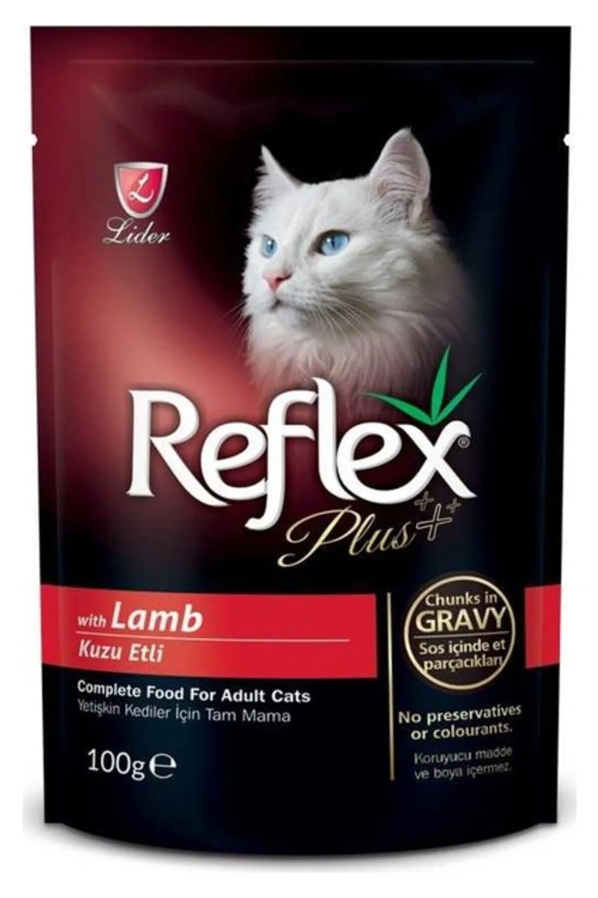 Reflex Plus Kedi Pouch Kuzu Etli
