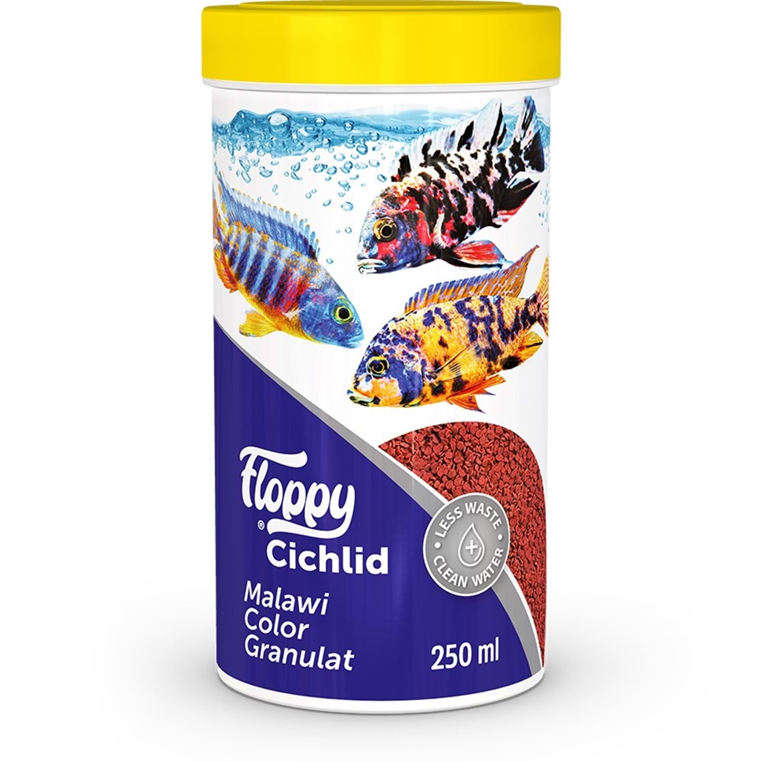 Floppy Cichlid Malawi Color Granulat 250 Ml Ciklet Yemi