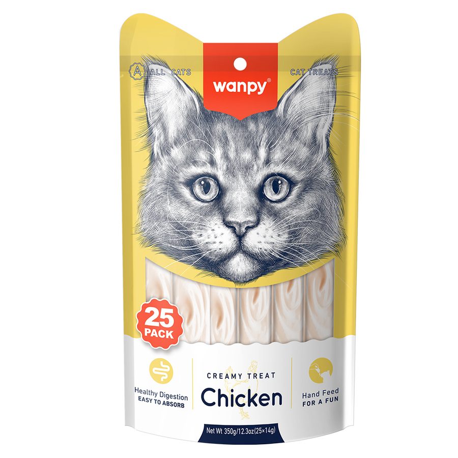 Wanpy Kedi Ödül Krema Tavuklu 25 li