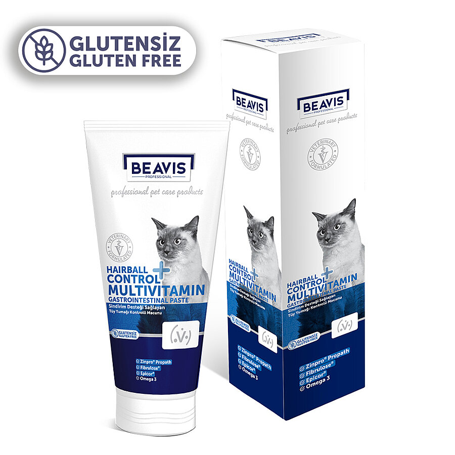 Beavis Hairball Multivitamin Gastrointestinal Kedi Malt Pasta Glutensiz 75 Ml