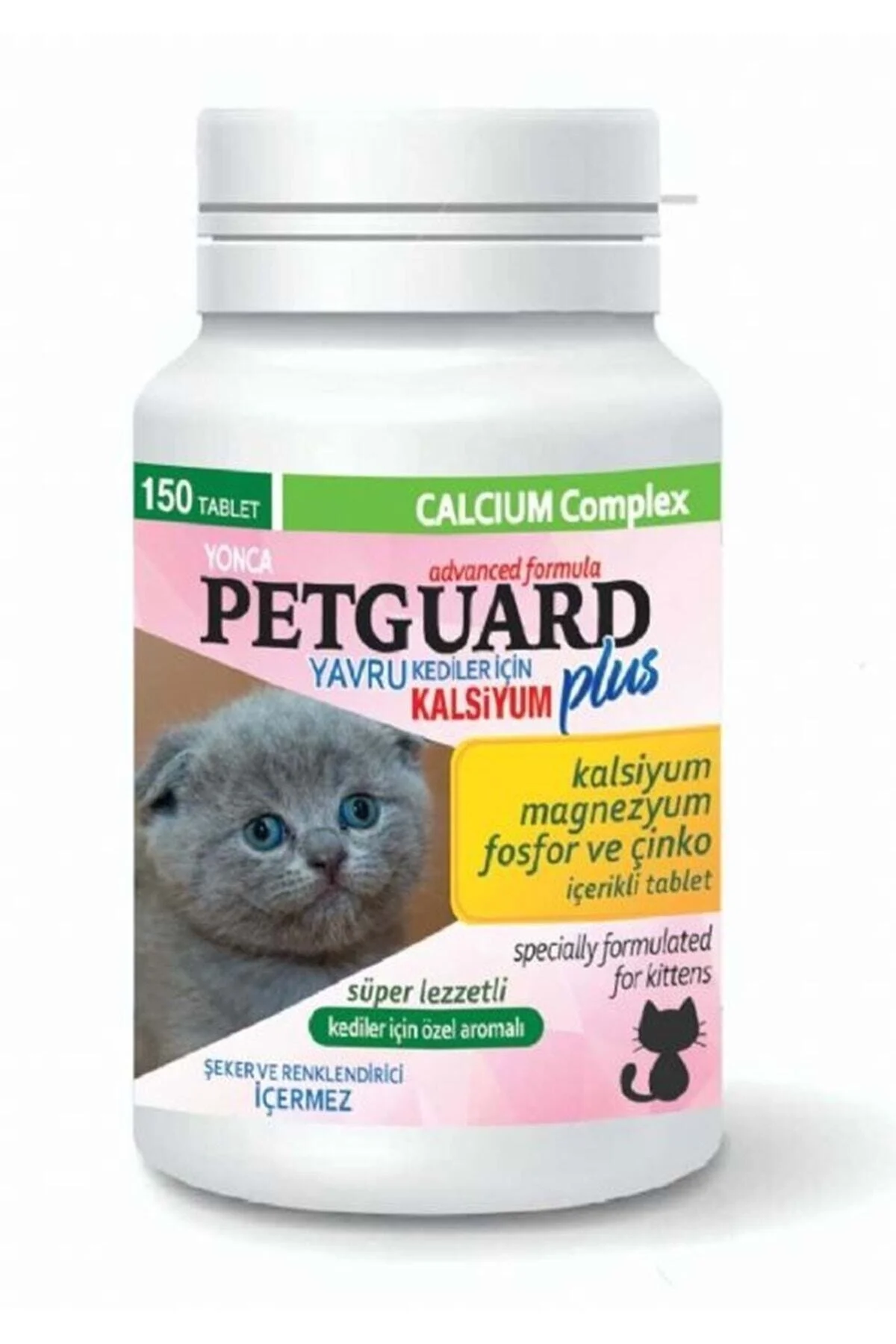 Petguard Yavru Kedi Bağışıklık Güçlendirici Immune Plus 100 Tablet