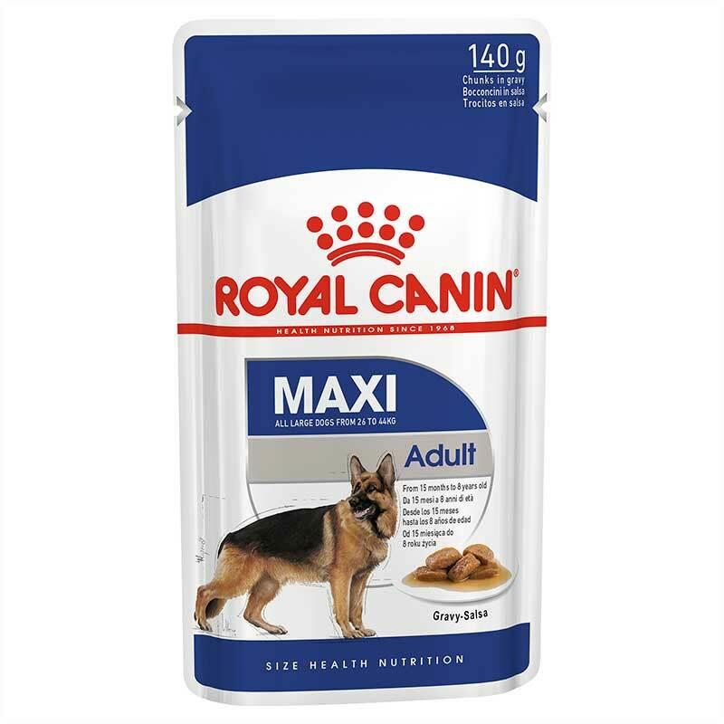 Royal Canin Maxi Adult 140 Gr Büyük Irk Yetişkin Köpek Yaş Maması Pouch Soslu