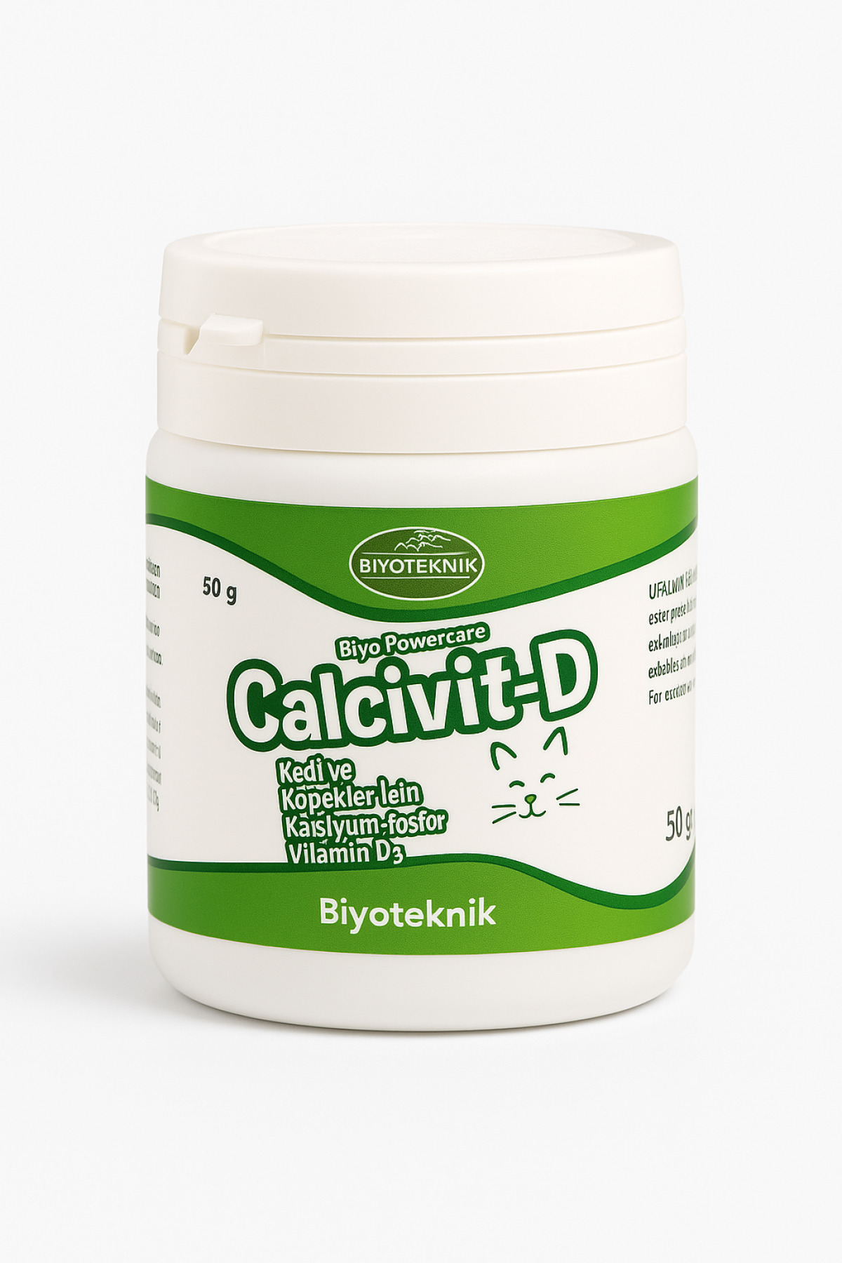 Biyoteknik Calcivit-d Kedi Köpek Kalsiyum 50 Gr