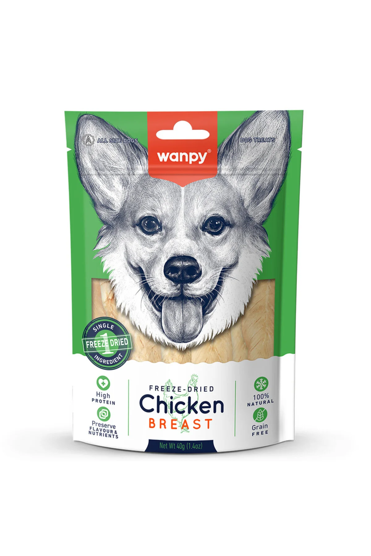 Wanpy Chicken Breast Köpek Ödül