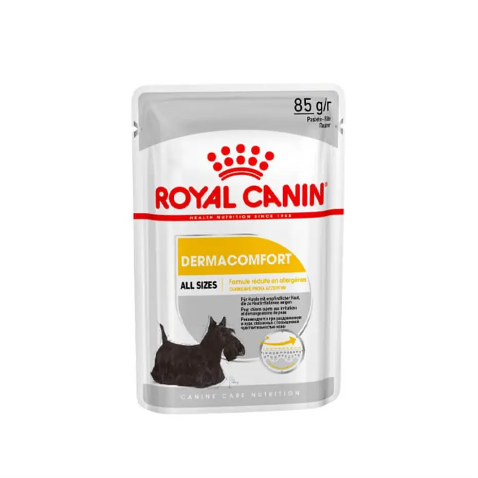 Royal Canin Dermacomfort Adult 85 Gr Hassas Deri Yetişkin Köpek Yaş Maması Pouch
