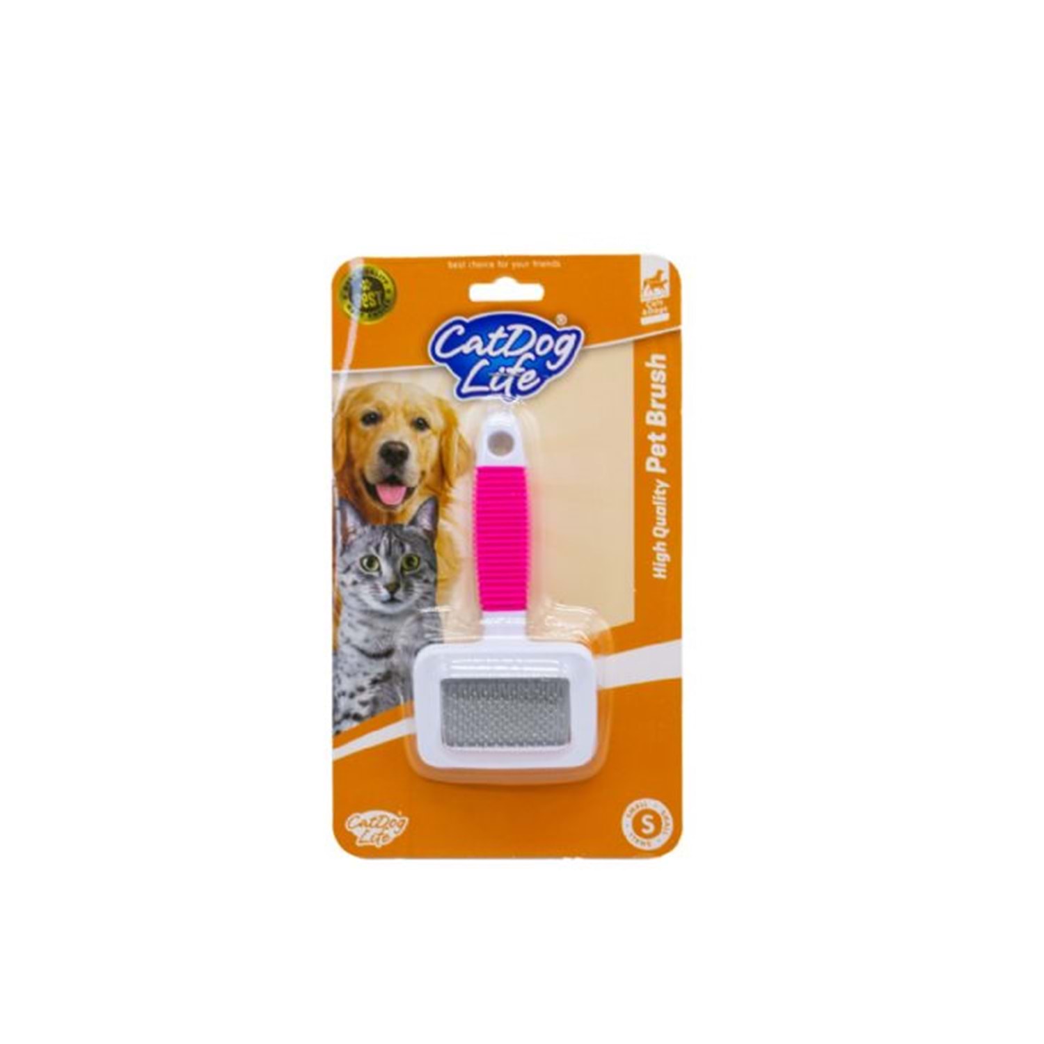 Cat Dog Life Kedi ve Köpekler İçin İnce Telli Fırça S Boy
