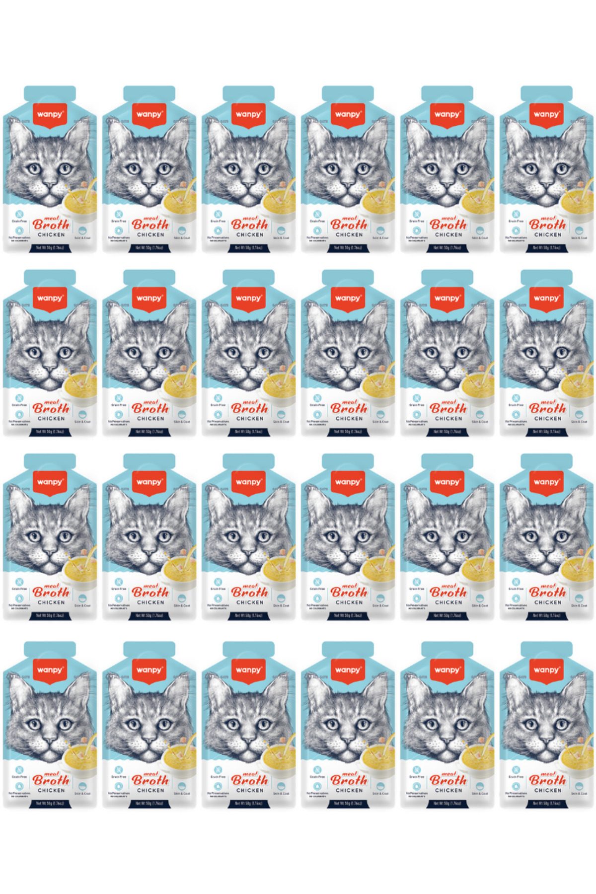 Wanpy Tavuklu Kedi Çorbası X 24
