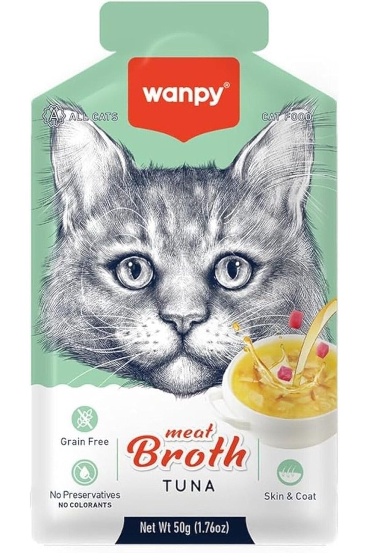 Wanpy Kedi Çorba Ton Balıklı X 6