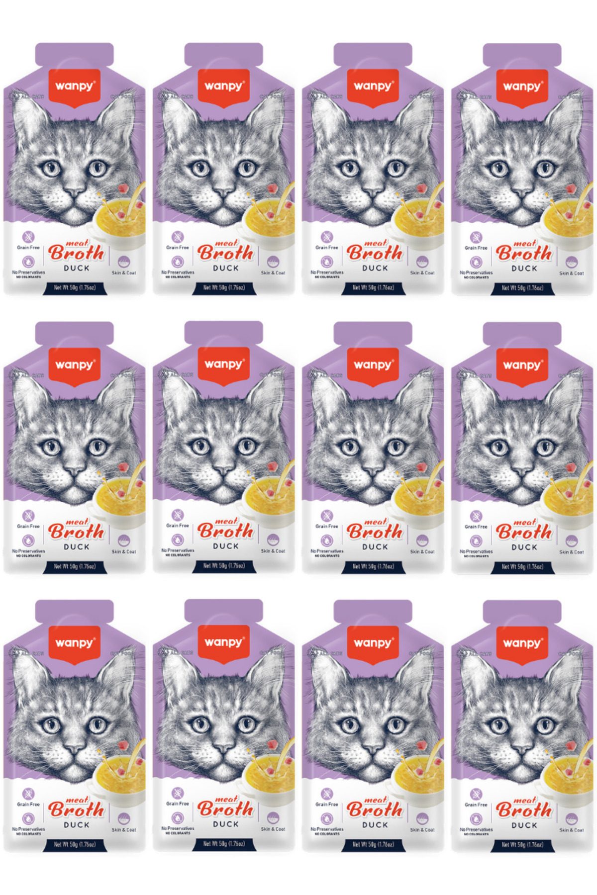 Wanpy Kedi Çorba Ördek X 12