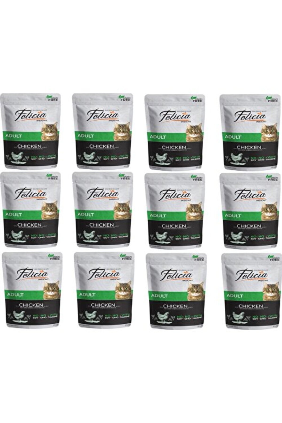 Felicia Kedi Pouch Tavuklu 85 Gr X 12