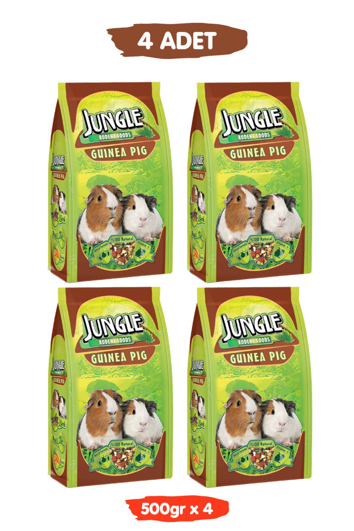 Jungle Ginepig Yemi 500 Gr X 4 Paket