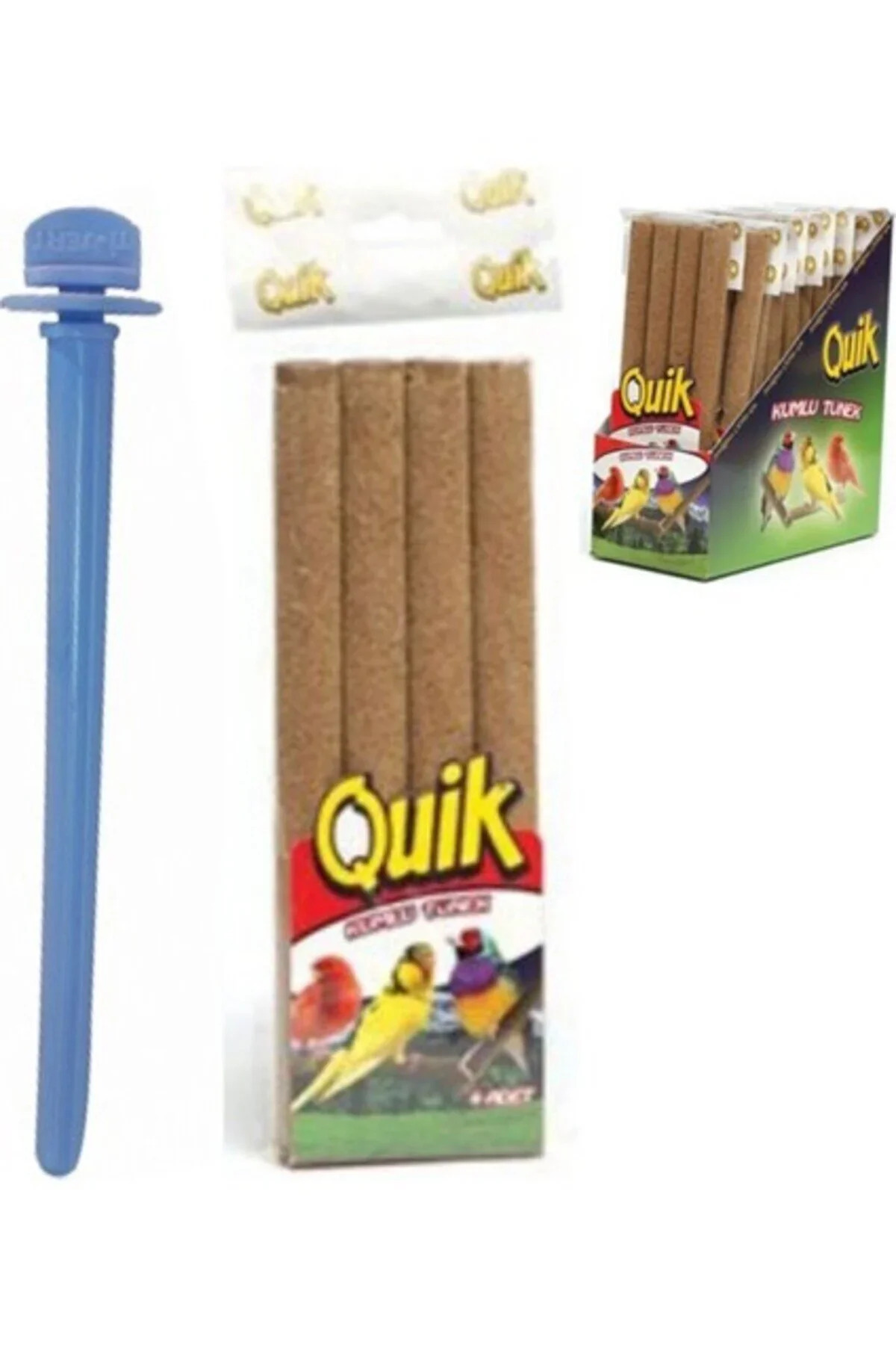 Quik Kumlu Tünek Plastik Tünek Hediyeli