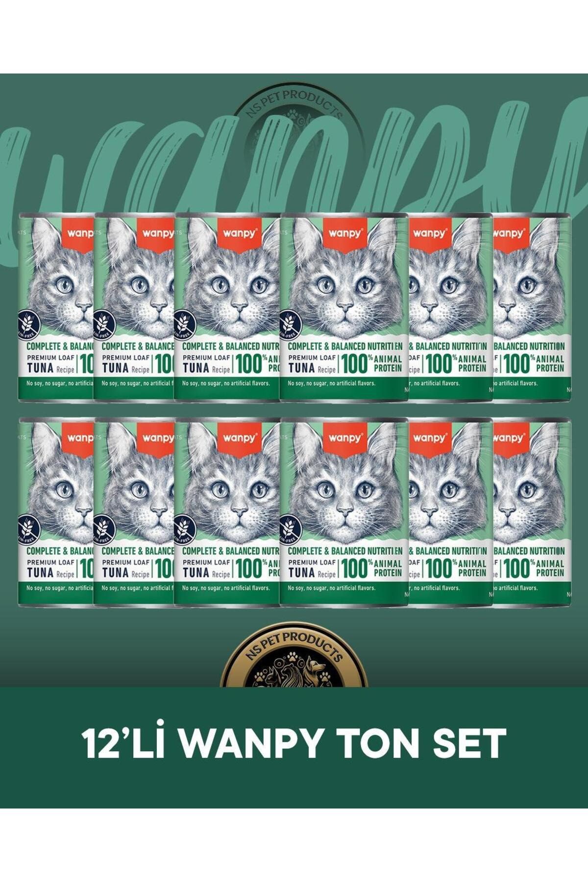 Wanpy Kedi Konserve Mama 375 Gr Ton Balıklı X 12