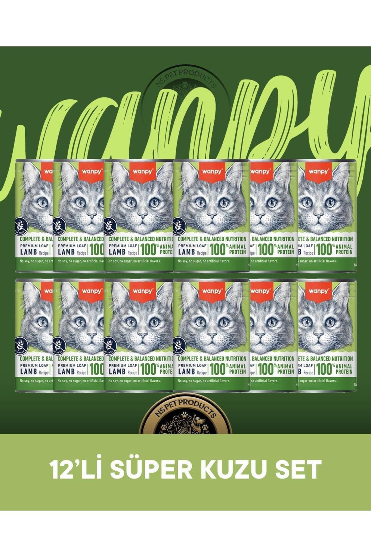 Wanpy Kedi Konserve Mama 375 Gr Kuzulu X 12