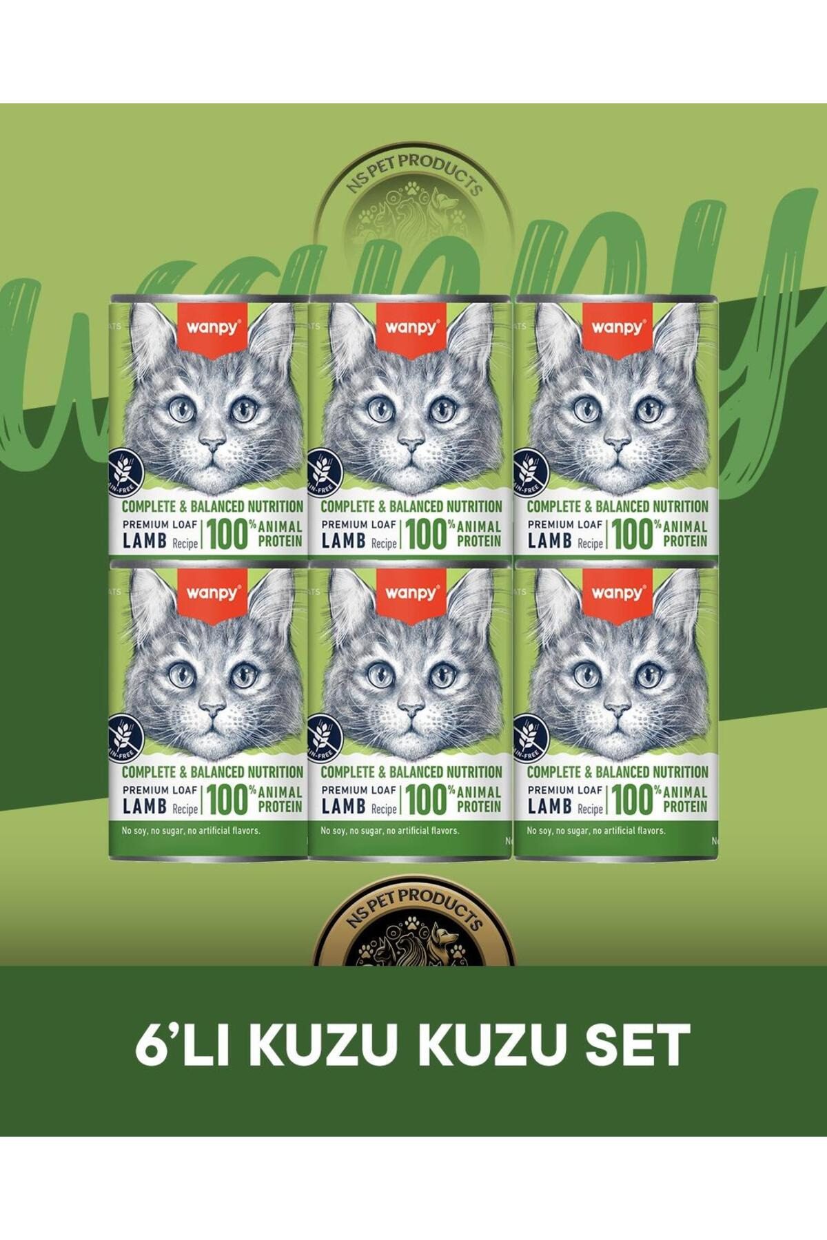 Wanpy Kedi Konserve Mama 375 Gr Kuzulu X 6