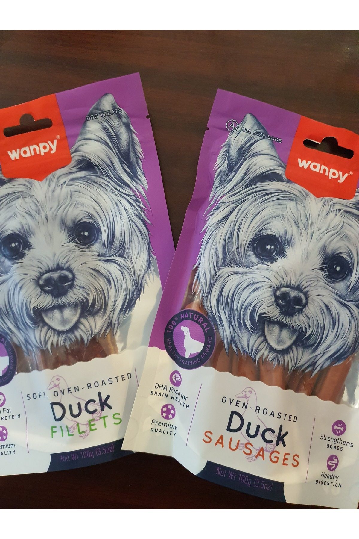 Wanpy Ördekli Köpek Ödül 2 li Set