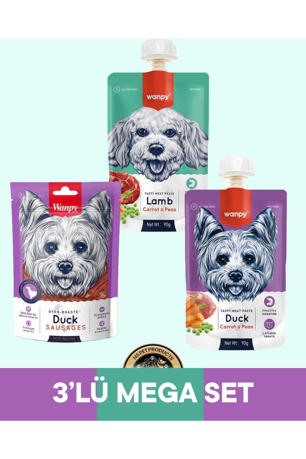Wanpy Köpek Ödül 3 lü Set