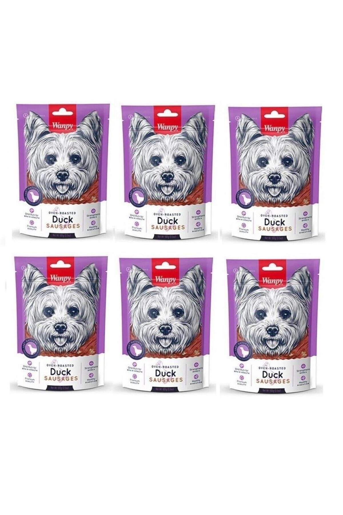 Wanpy Duck Sausages Köpek Ödülü 100 Gr X 6