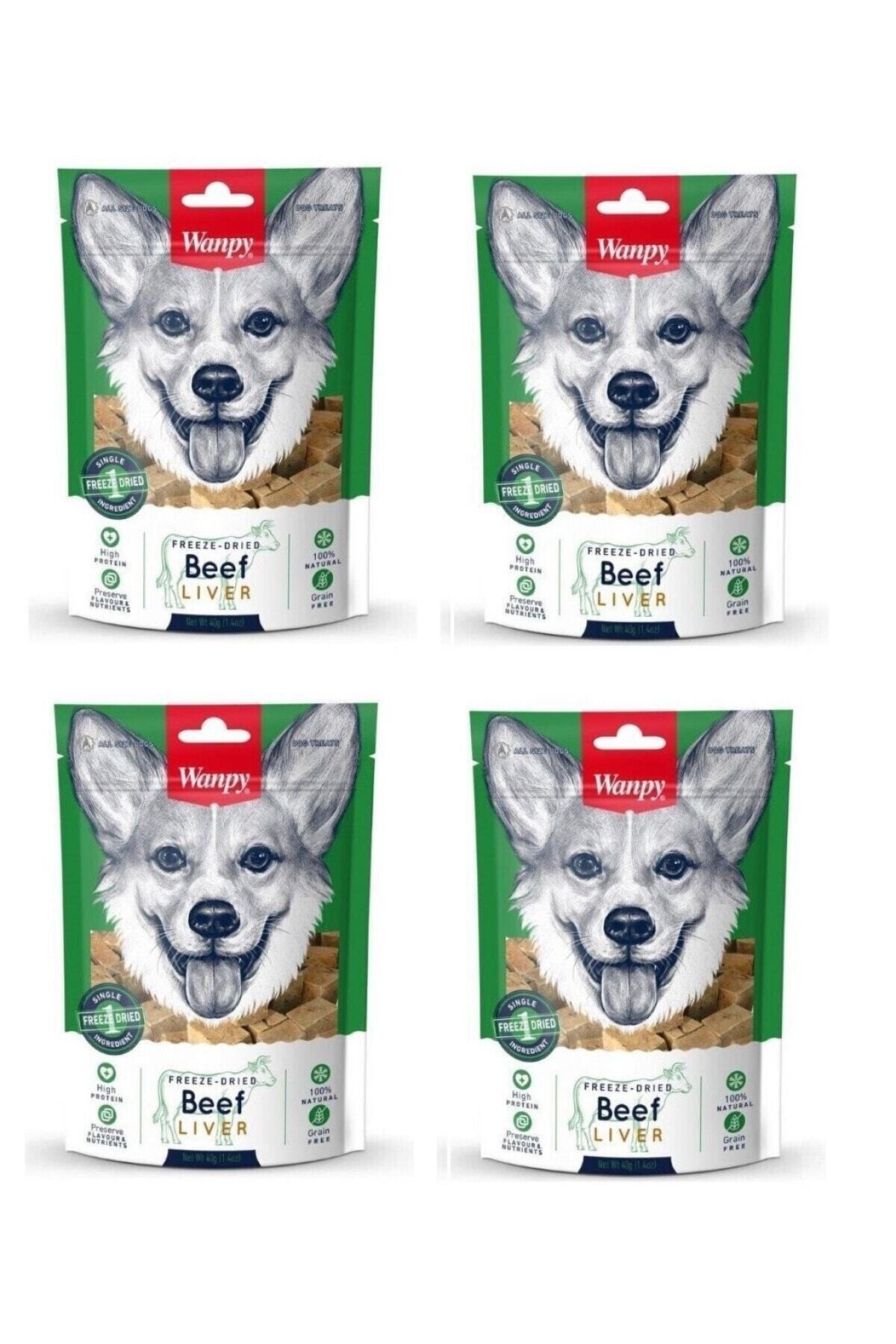 Wanpy Beef Liver Köpek Ödülü 40 Gr X 4