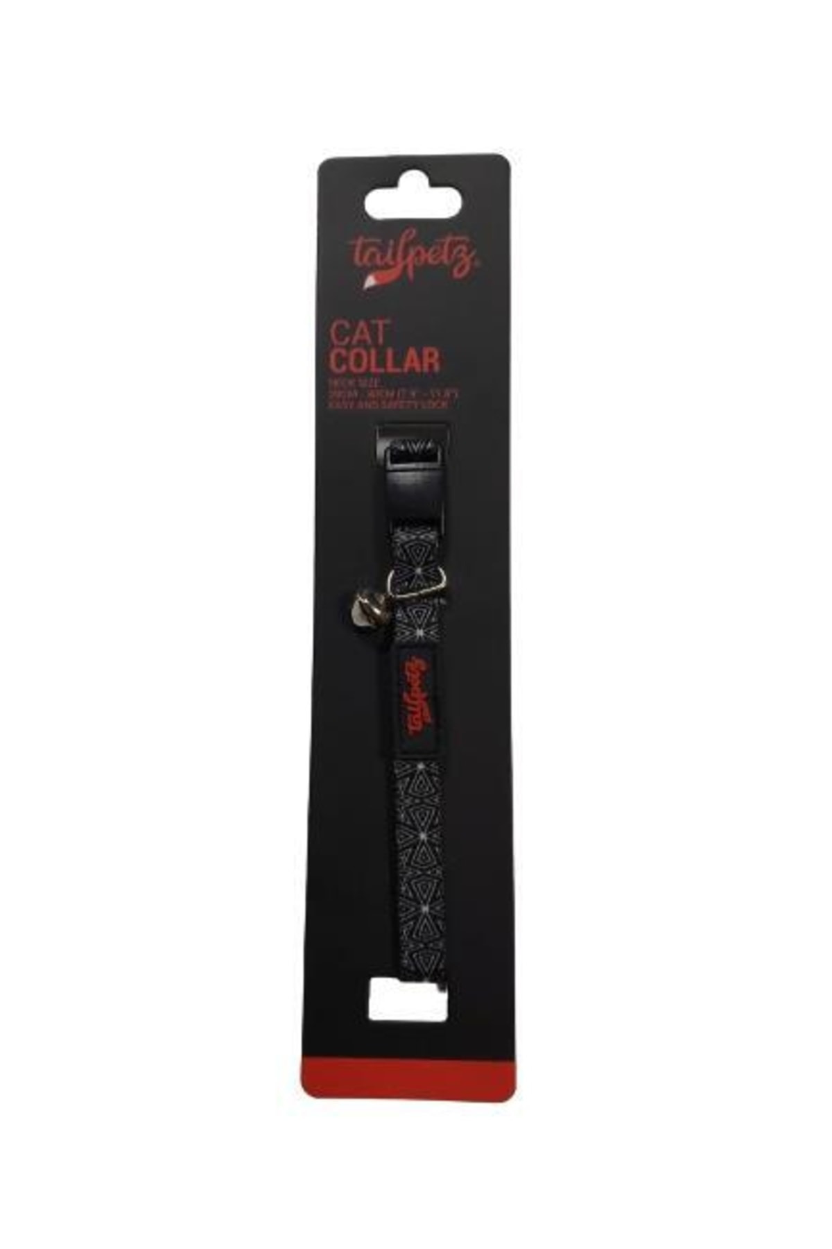 Tailpetz Cat Color Gothic Ayarlanabilir Kedi Boyun Tasması Emniyet Kilitli
