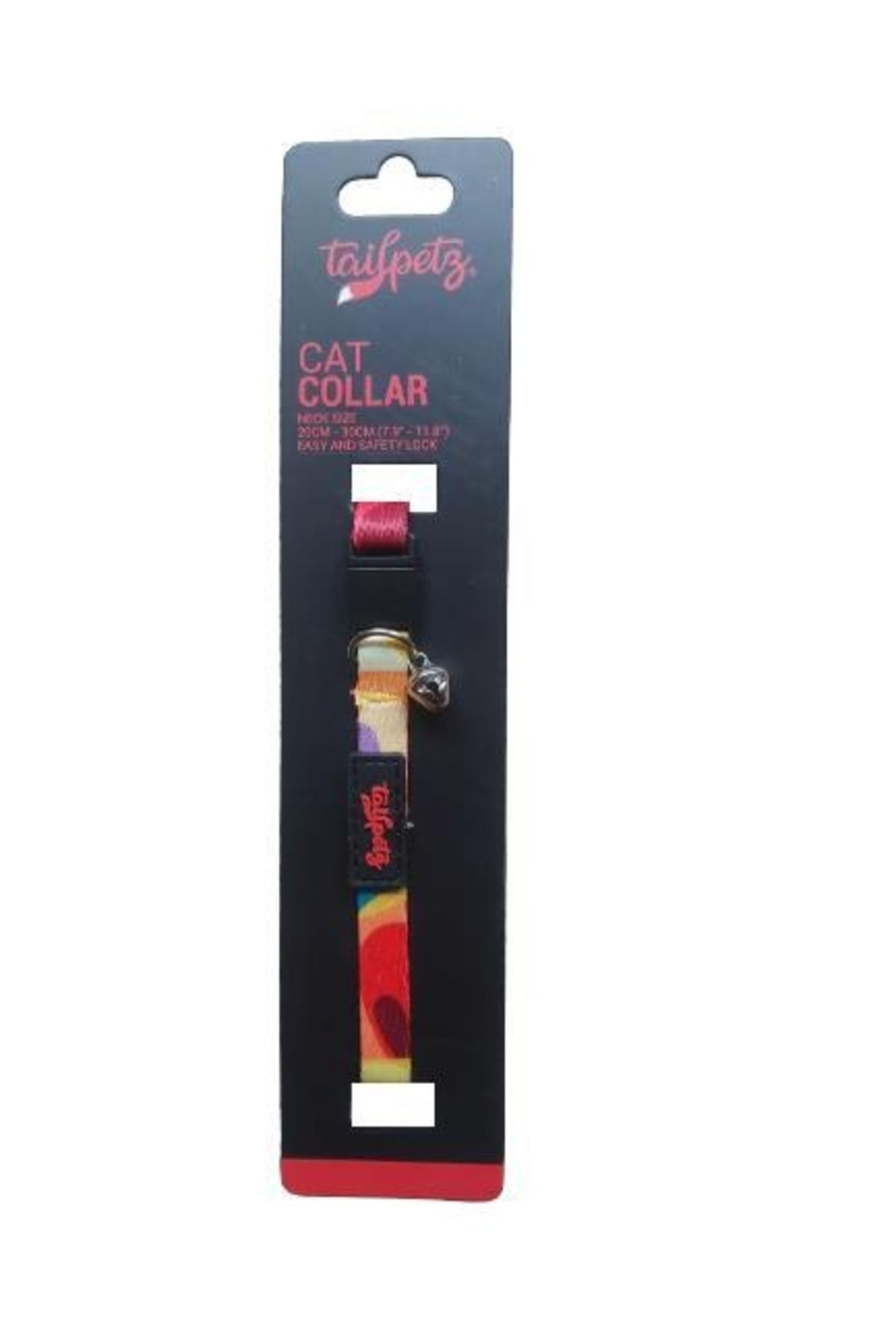 Tailpetz Cat Collar Picasso Ayarlanabilir Kedi Boyun Tasması Emniyet Kilitli
