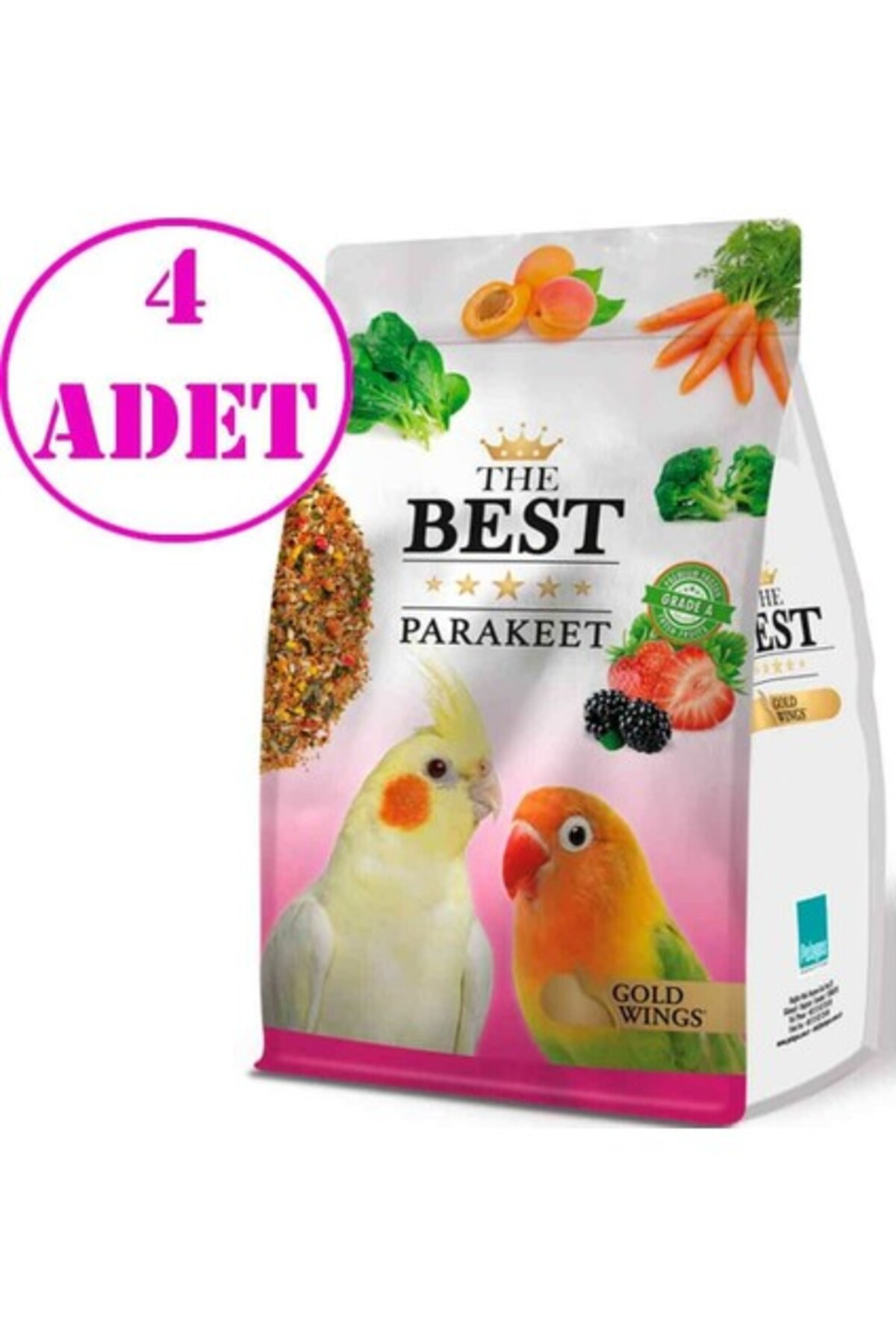 Gold Wings The Best Paraket 1,25 Kg X 4
