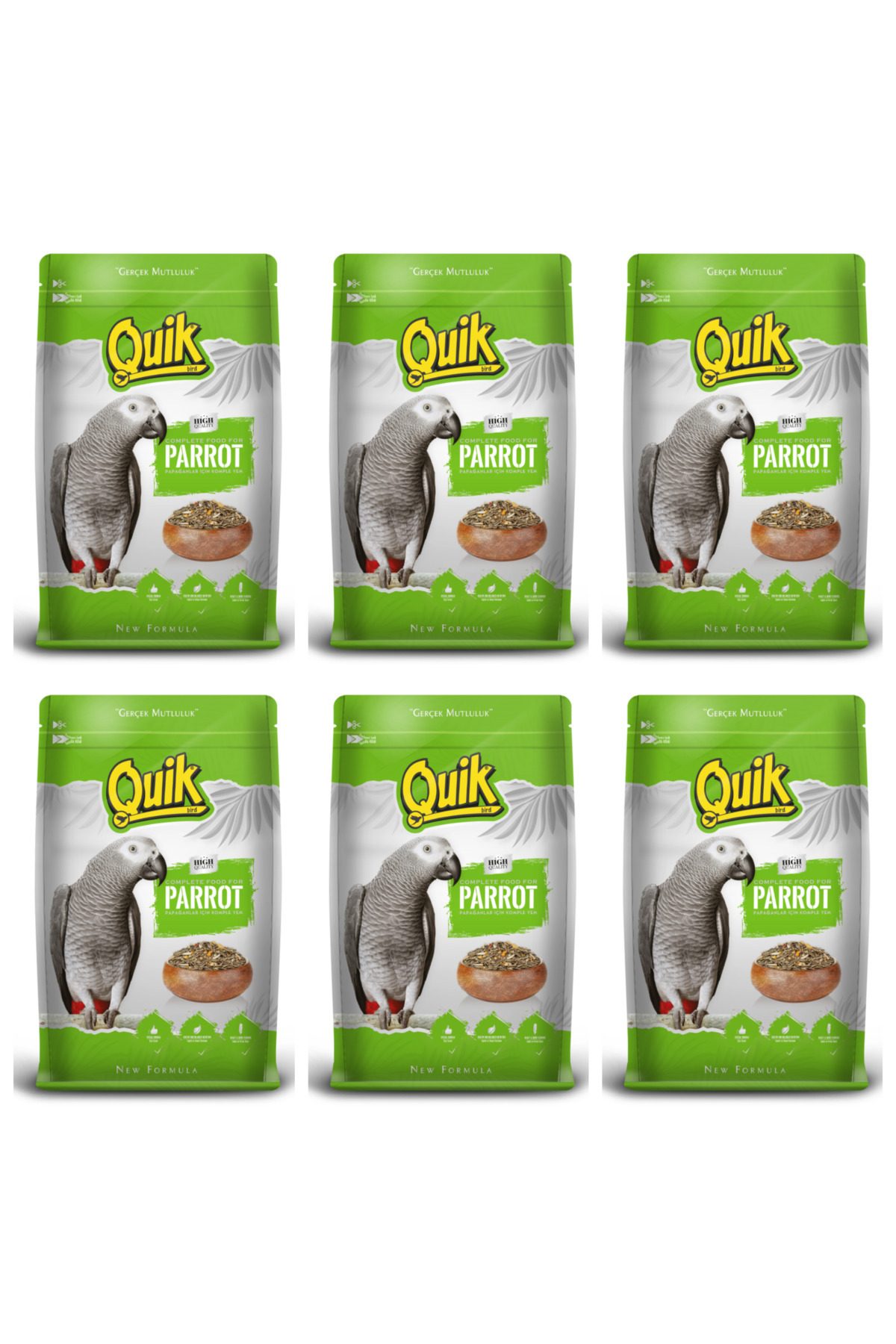Quik Papağan Yemi 700 Gr X 6