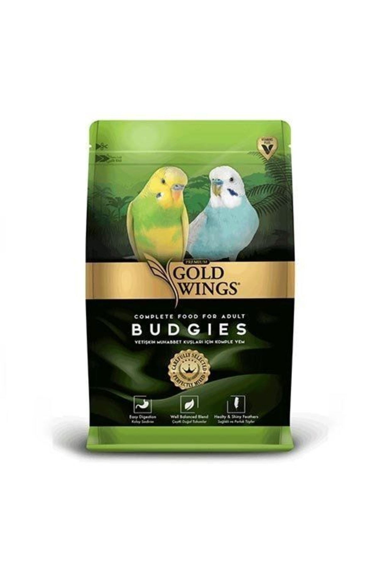 Gold Wings Premium Muhabbet Yemi 1 Kg X 3