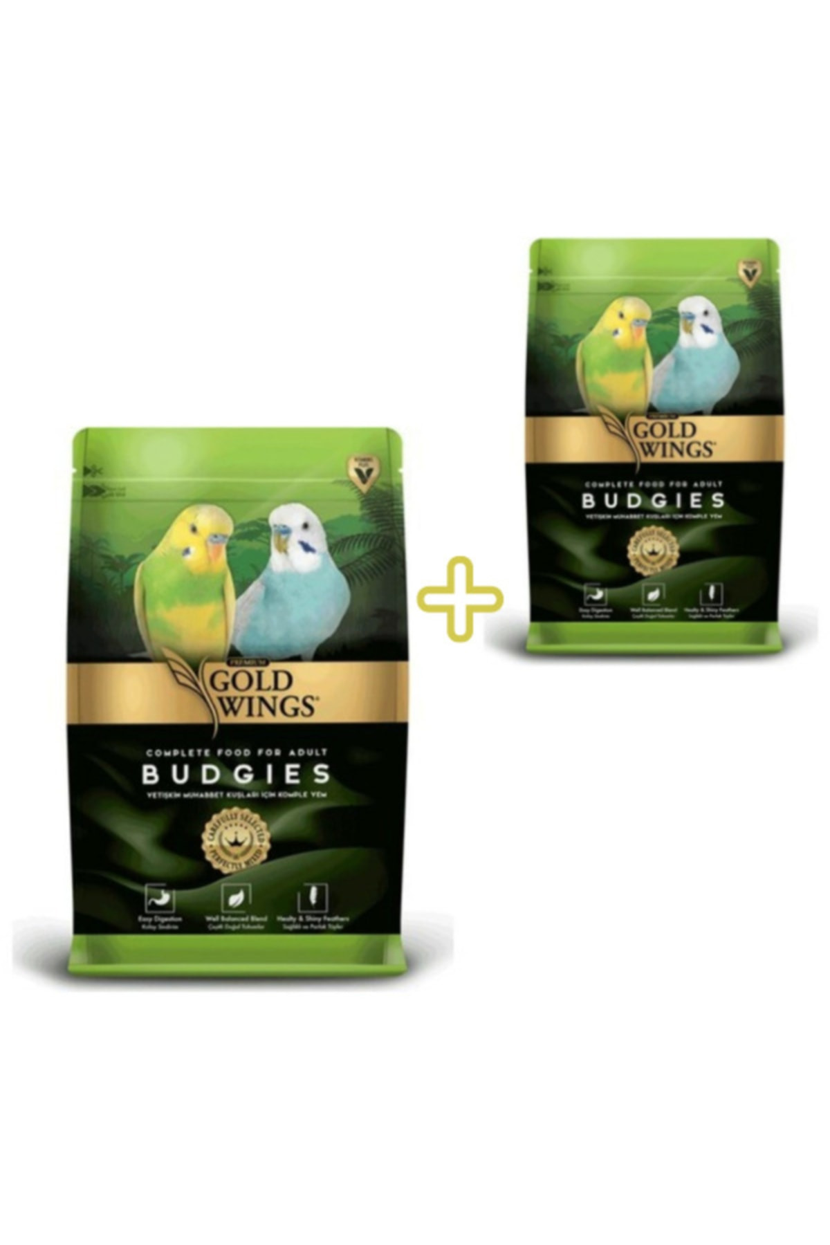 Gold Wings Premium Muhabbet Yemi 1 Kg X 2