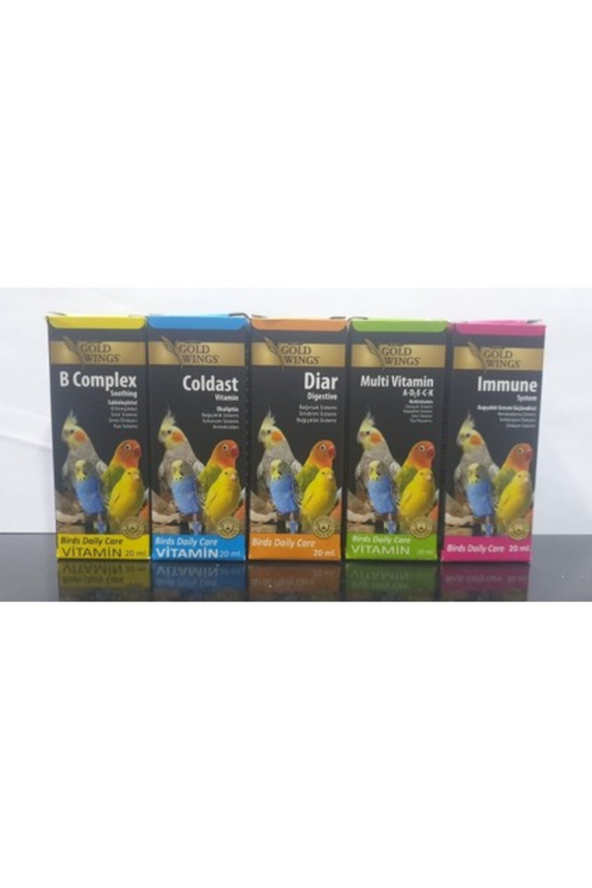 Gold Wings Premium Kuş Vitamin Seti