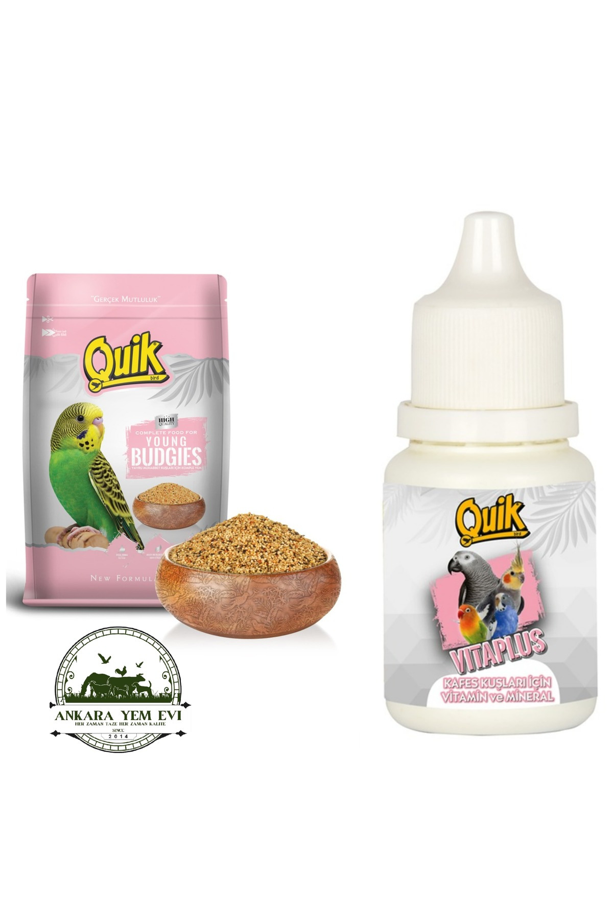 Quik Yavru Muhabbet Vitamin 2 li Set