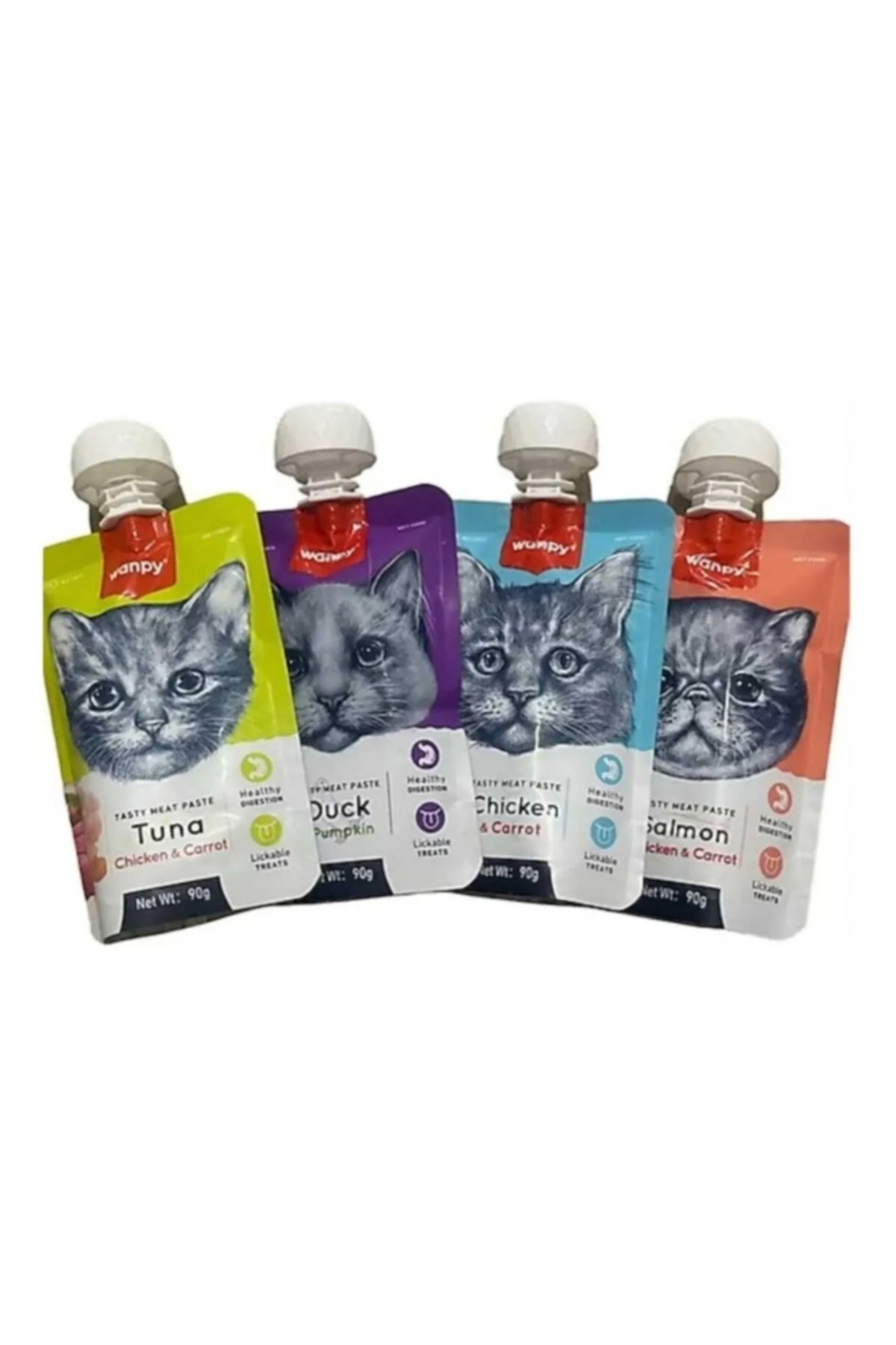 Wanpy Kedi Et Ezmesi 4 x 90gr