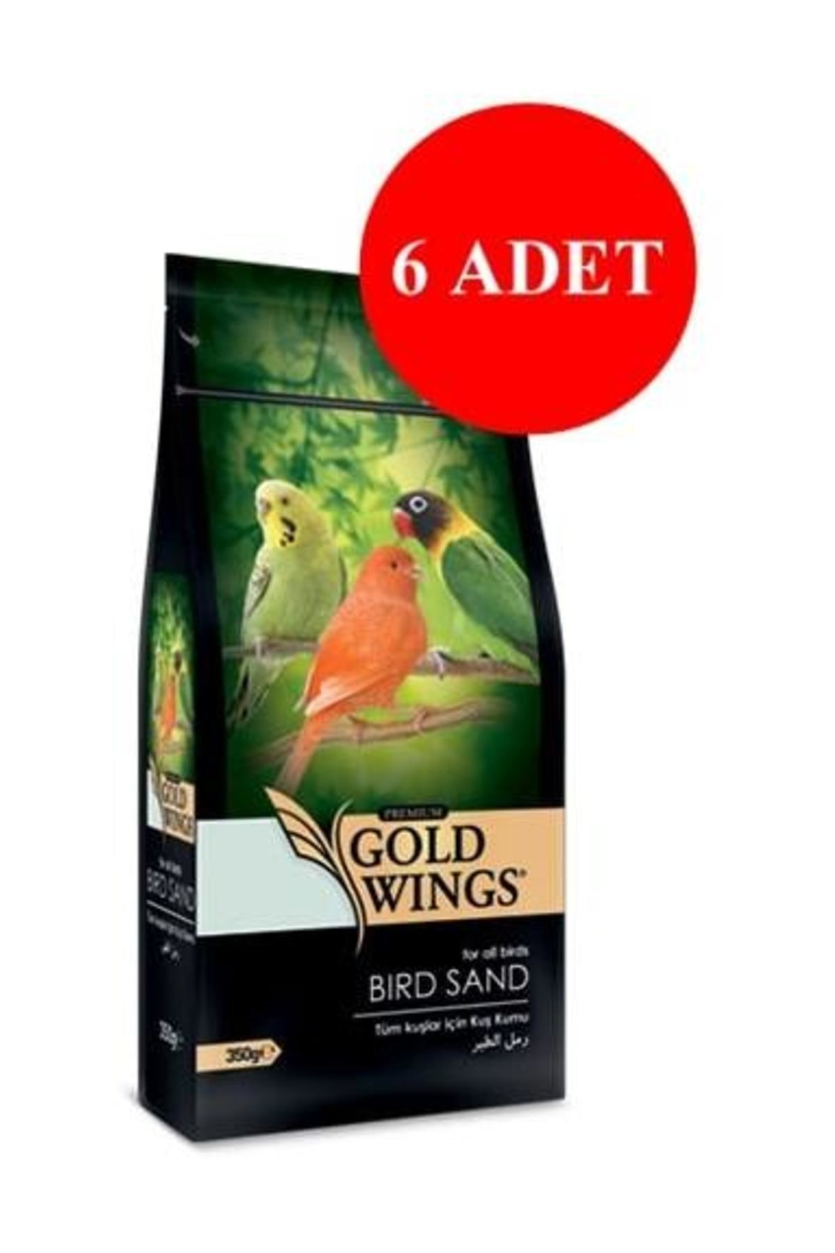 Gold Wings Premium Kuş Kumu 250 Gr X 6
