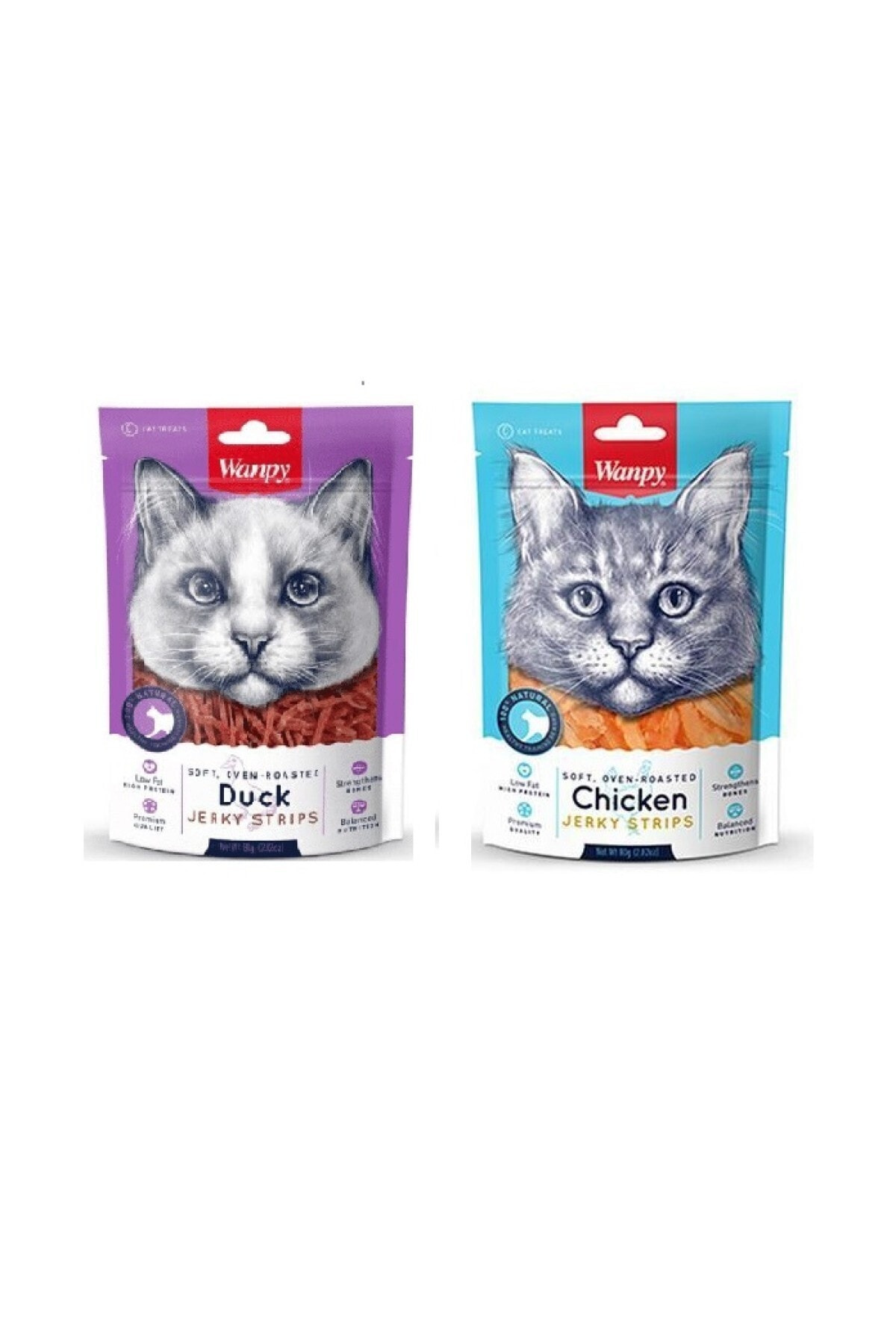Wanpy Kedi Ödül Maması Ördek Tavuk Fileto Karma 2 'li