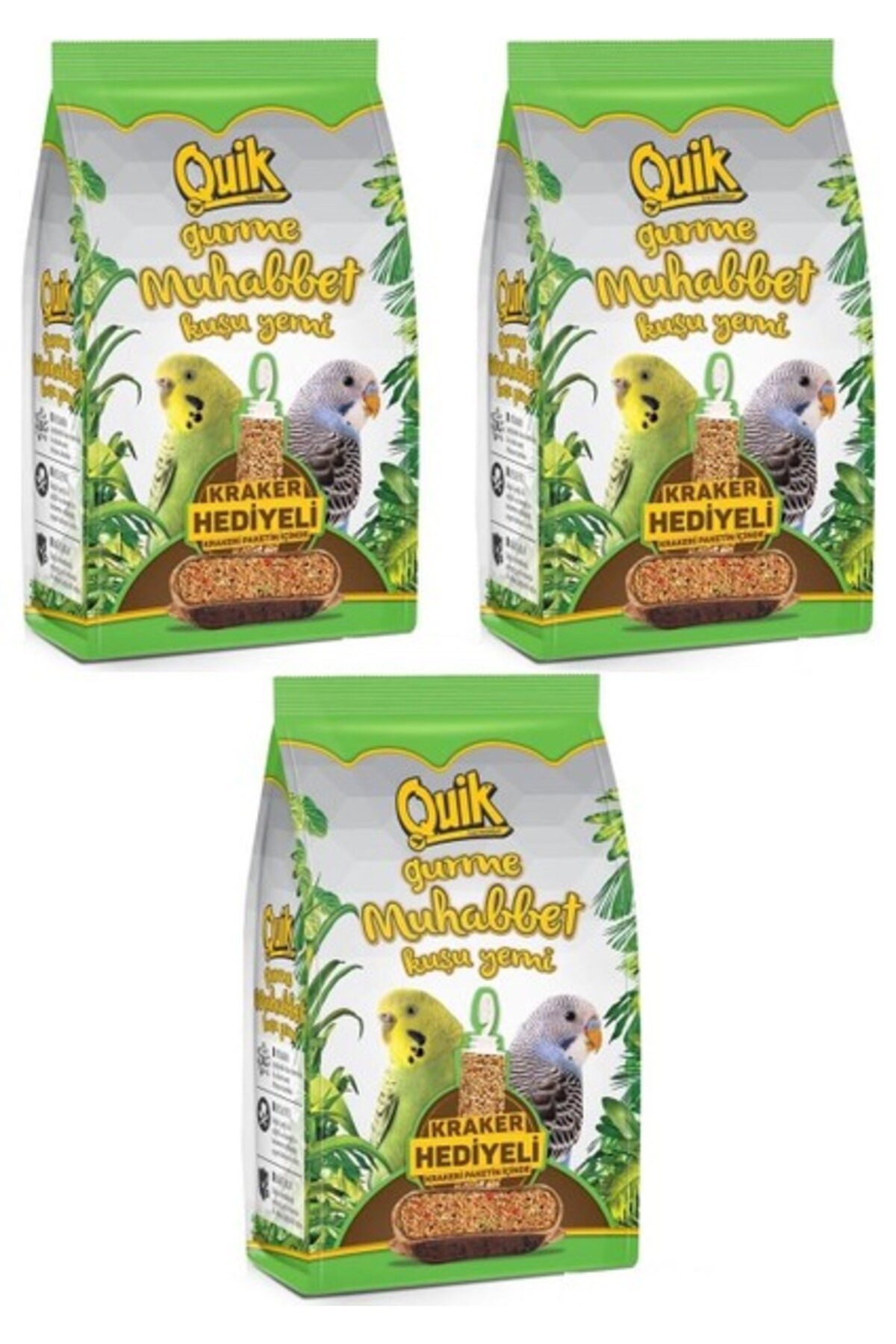 Quik Gurme Muhabbet Yemi 500 gr Kraker Hediyeli X 3