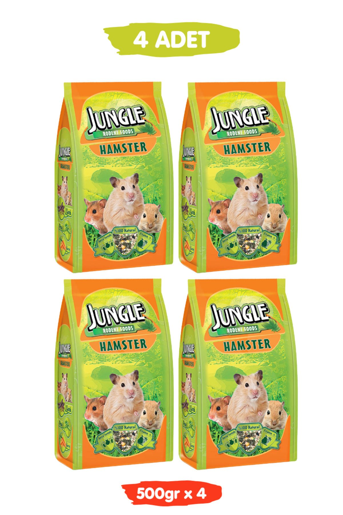 Jungle Hamster Yemi 500 Gr X 4 Paket