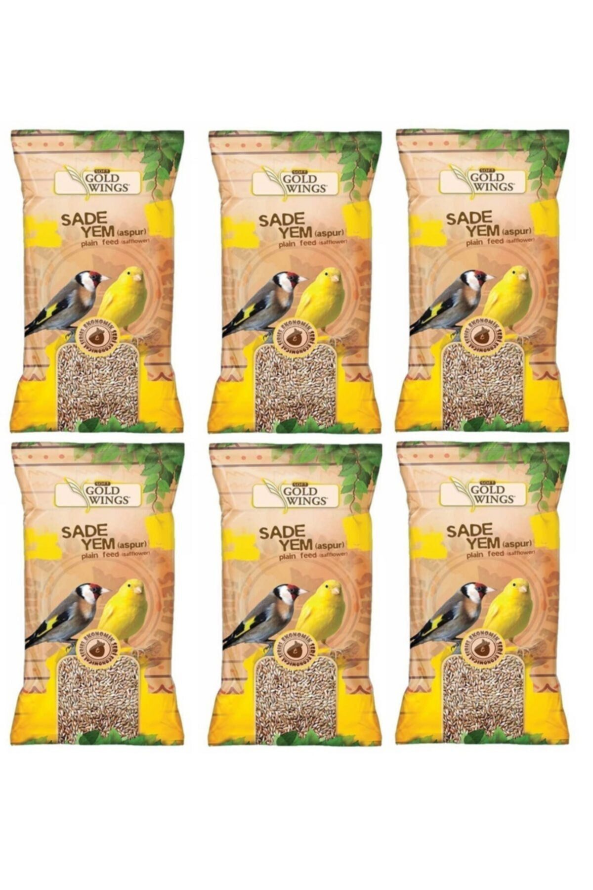 Gold Wings Aspur Sade Yem 300 Gr X 6