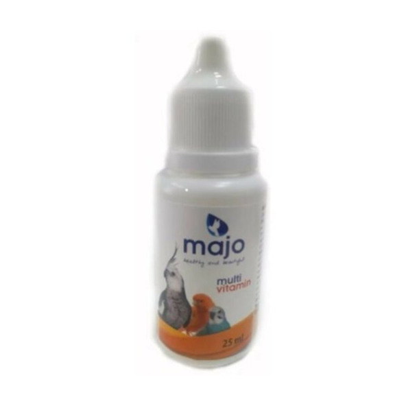 Majo Kuş Multivitamin 25 Ml Kanarya Muhabbet Kuşu Papağan Vitamin Damlası