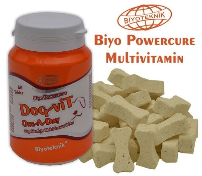 Biyoteknik Dog Vit Köpekler İçin Multivitamin 60 Tablet